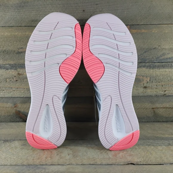 adidas Edge Lux 5  Women's Running Casual Shoes White, Acid Red Metallic Silver - Picture 6 of 11